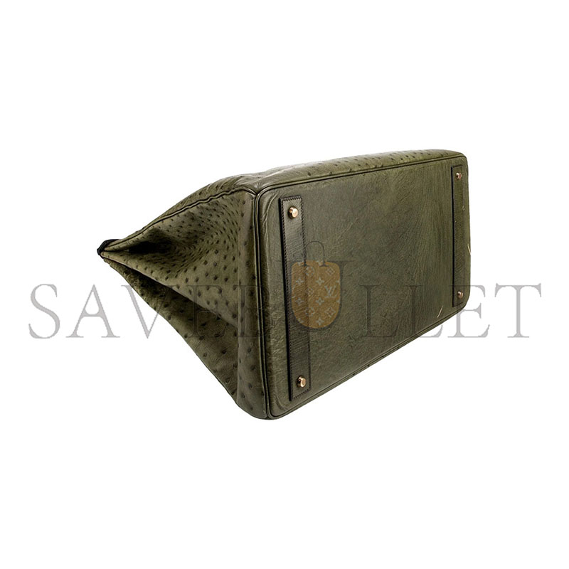 HERMÈS MASTER OSTRICH HAC BIRKIN 40 (43*41*24cm)